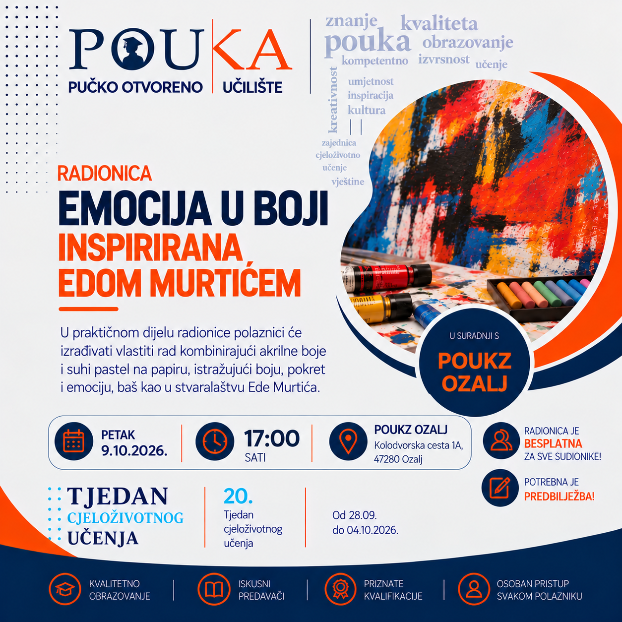 Emocija u boji inspirirana Edom Murtićem