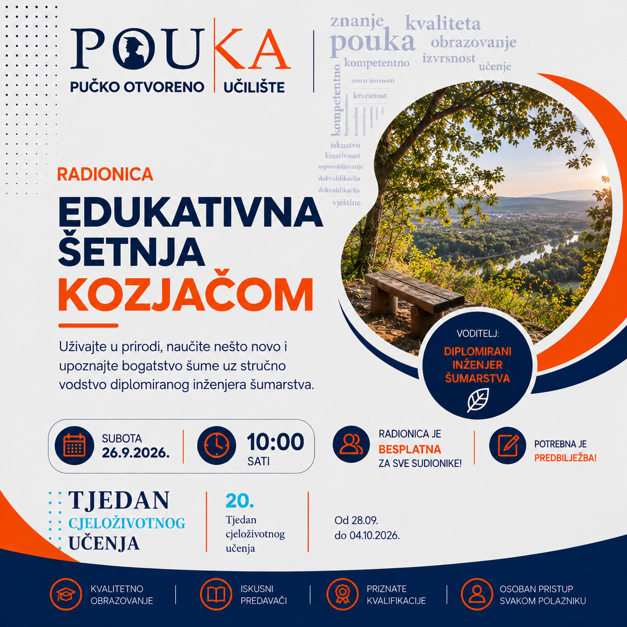 Edukativna šetnja Kozjačkom