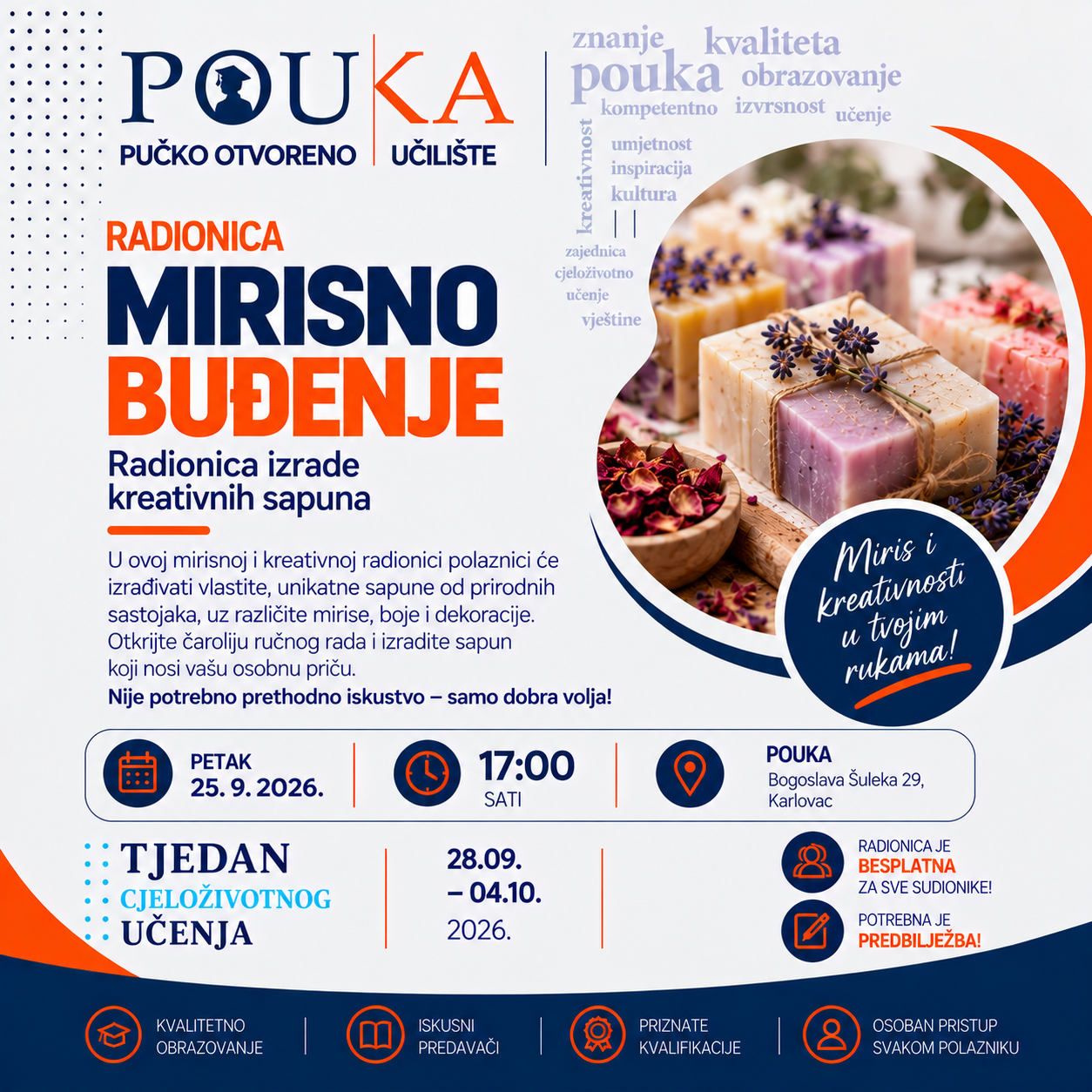 Mirisno buđenje - Radionica izrade kreativnih sapuna