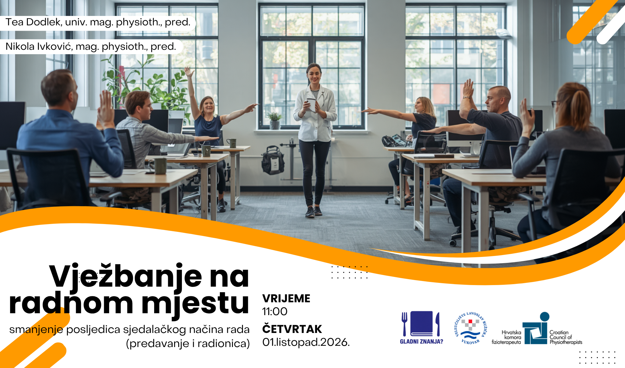 Vježbanje na radnom mjestu: smanjenje posljedica sjedilačkog načina rada