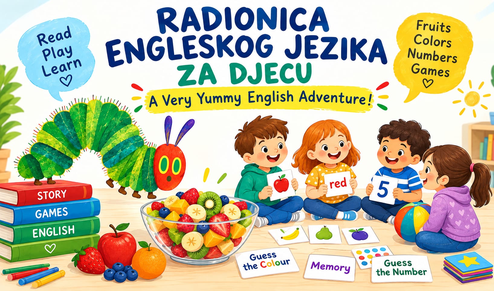 RADIONICA ENGLESKOG JEZIKA ZA DJECU - A Very Yummy English Adventure! 