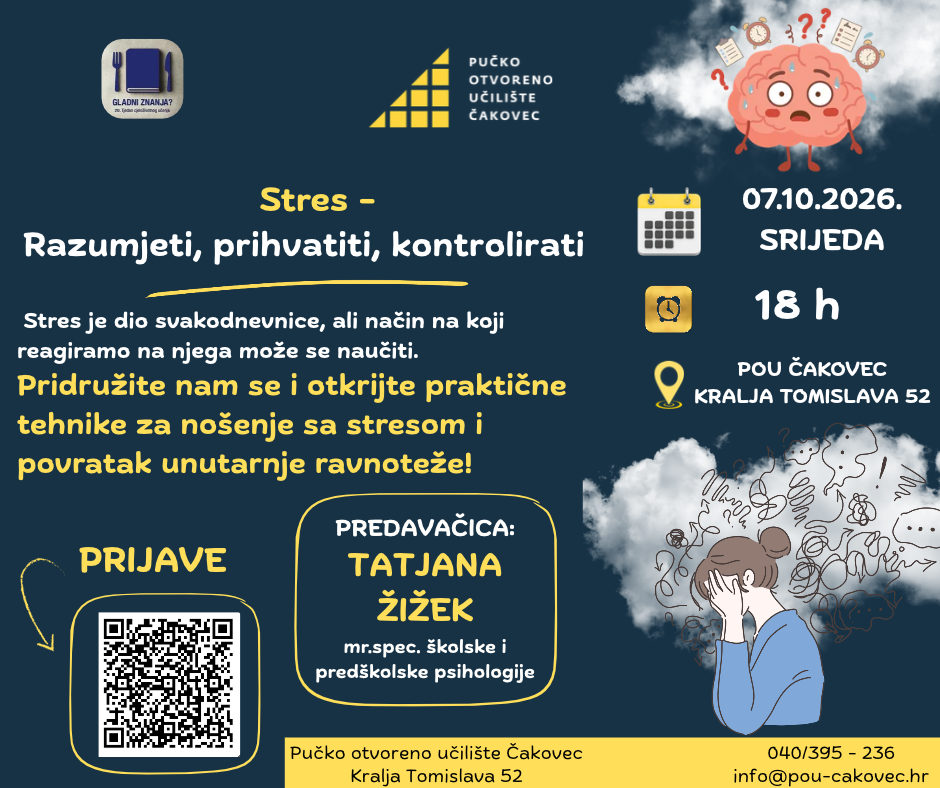 Stres - razumjeti, prihvatiti, kontrolirati