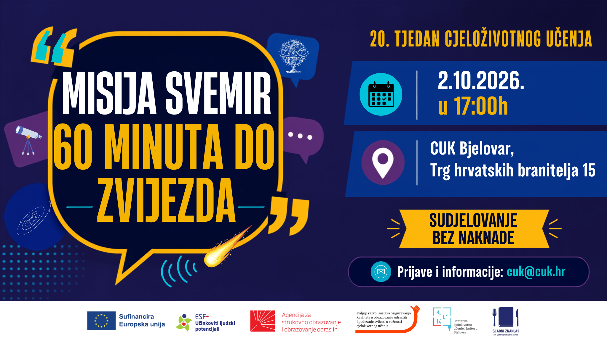 Misija svemir - 60 minuta do zvijezda