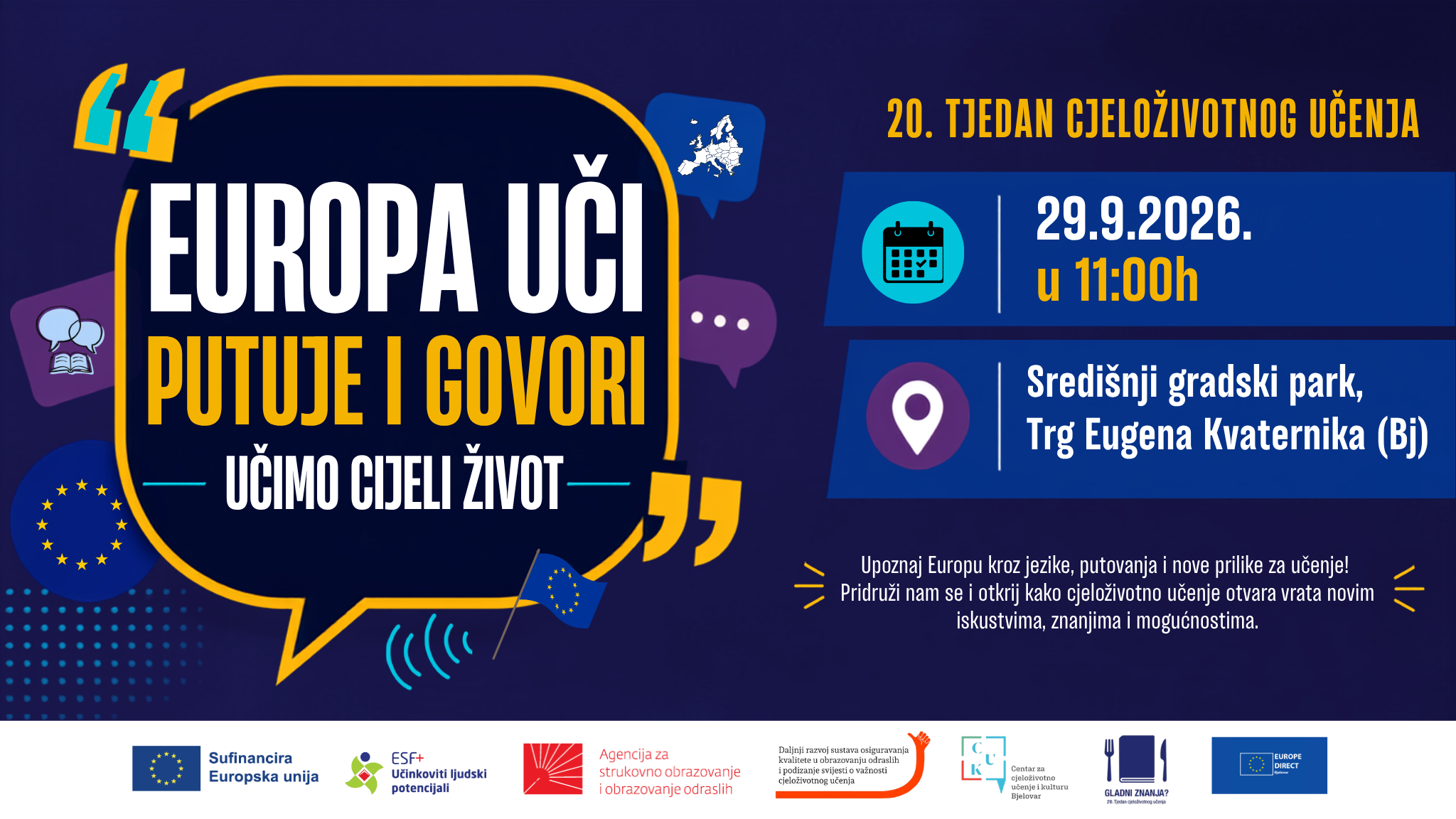 Europa uči, putuje i govori - "Učimo cijeli život"