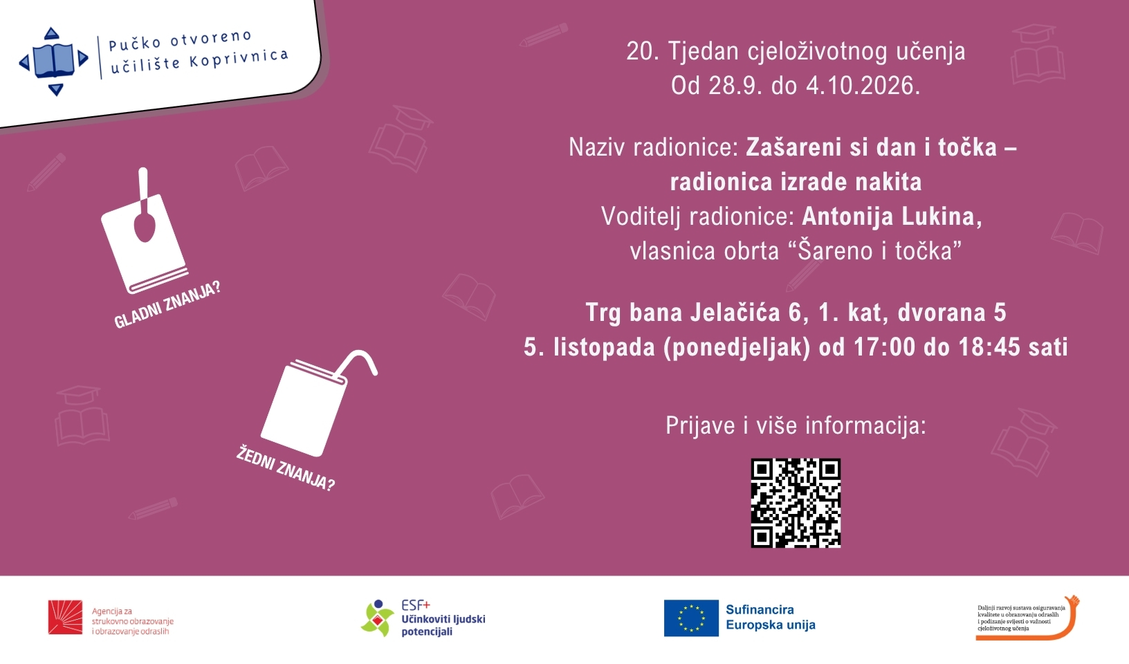 Zašareni si dan i točka - izrada nakita