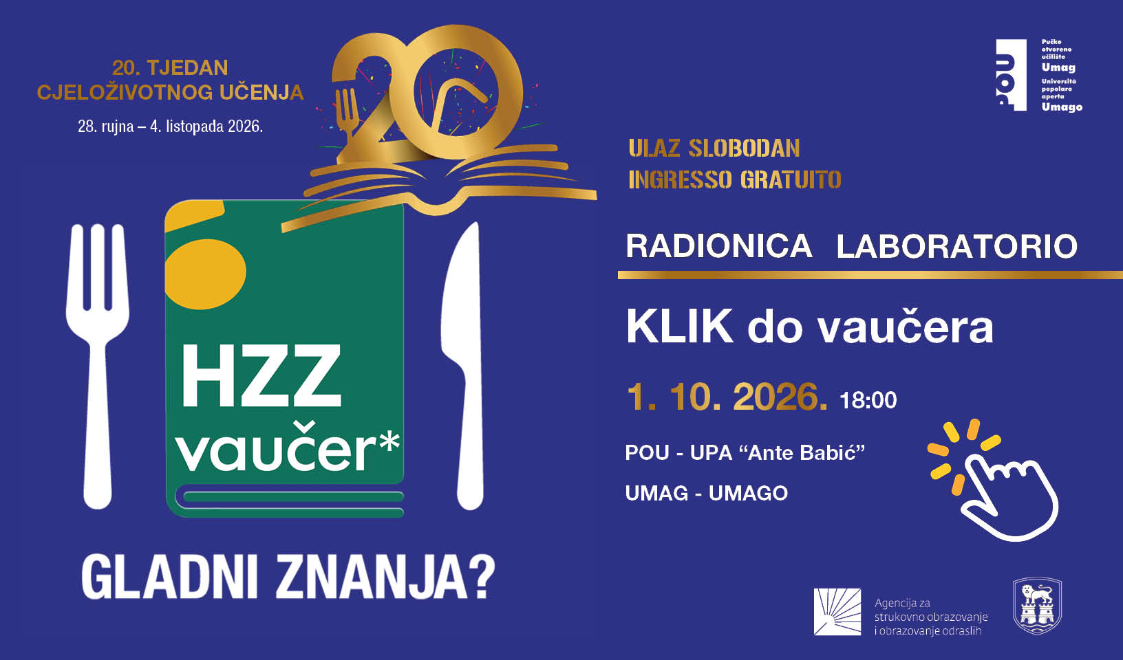 RADIONICA: Klik do vaučera