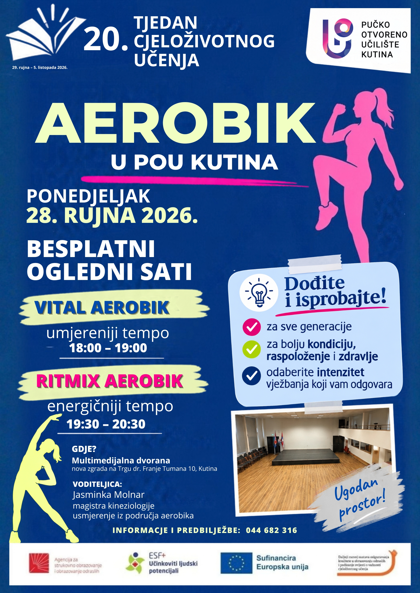 Aerobik u POU Kutina