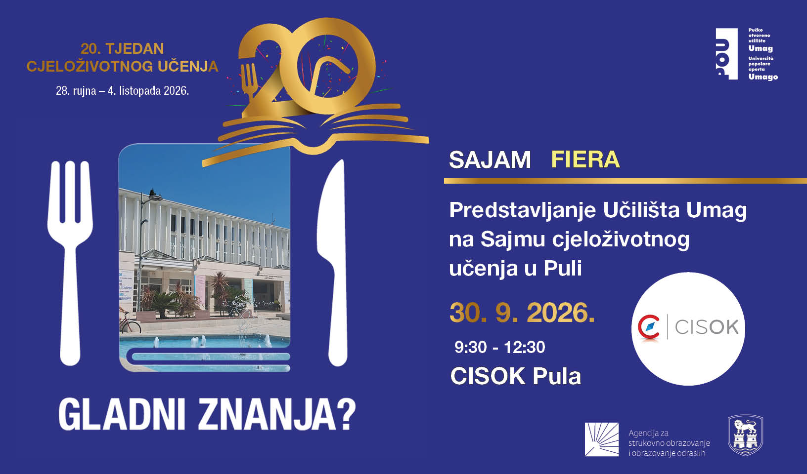 Predstavljanje Učilišta Umag na Sajmu cjeloživotnog učenja u Puli