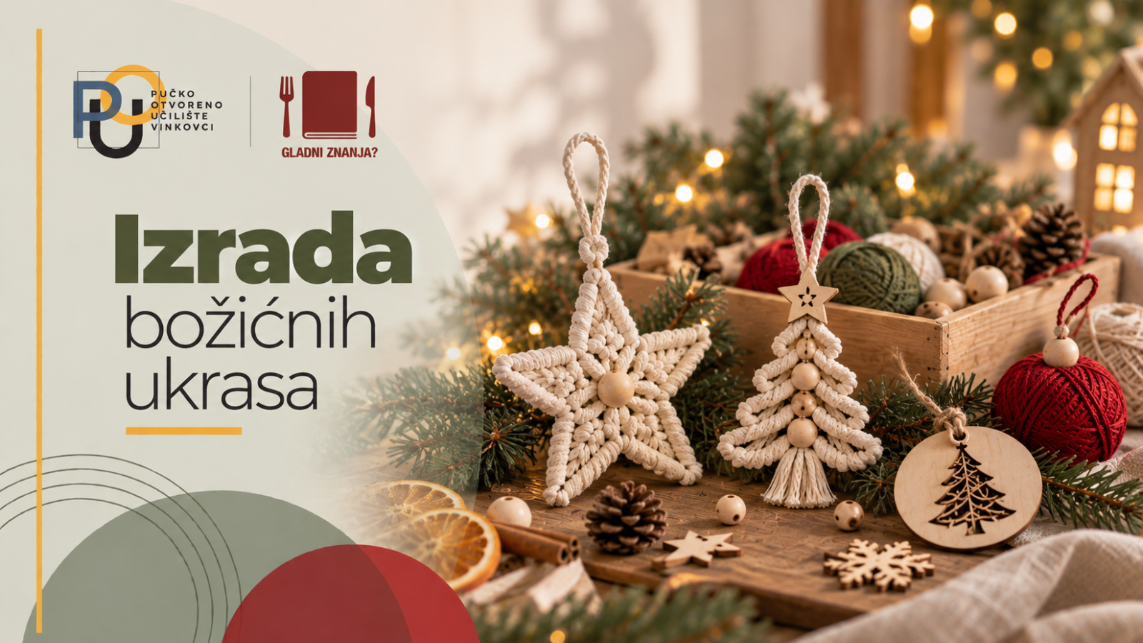 Izrada božićnih ukrasa