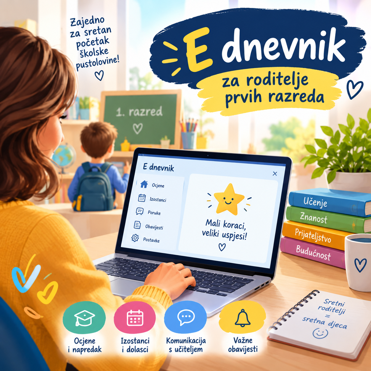 E dnevnik za roditelje prvih razreda