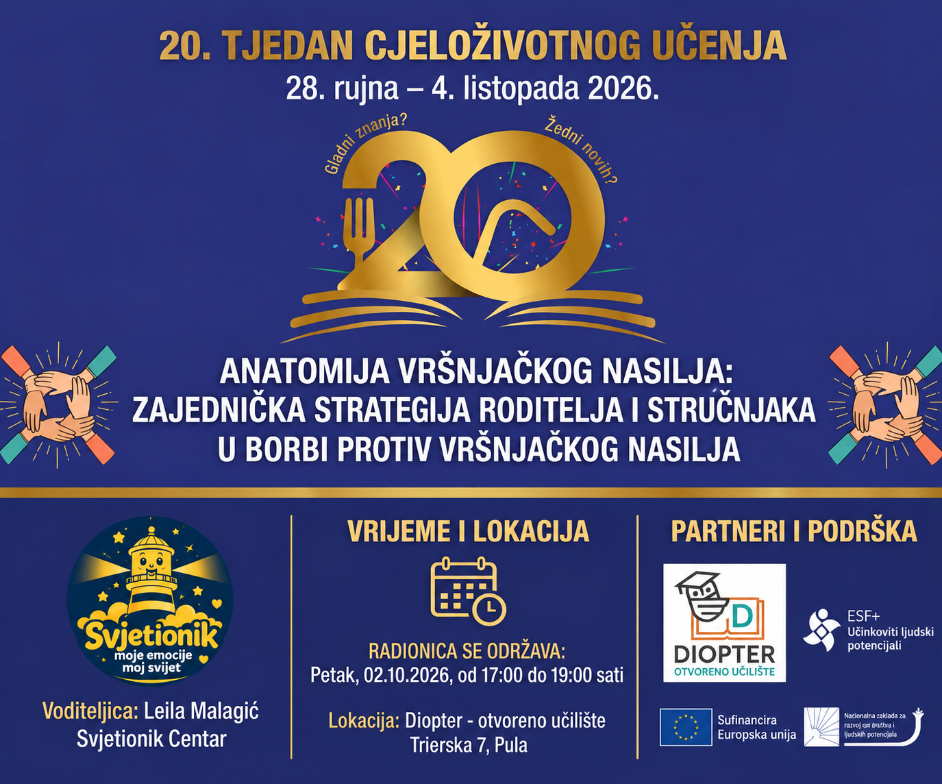 ANATOMIJA VRŠNJAČKOG NASILJA:  ZAJEDNIČKA STRATEGIJA RODITELJA I STRUČNJAKA U BORBI PROTIV VRŠNJAČKOG NASILJA