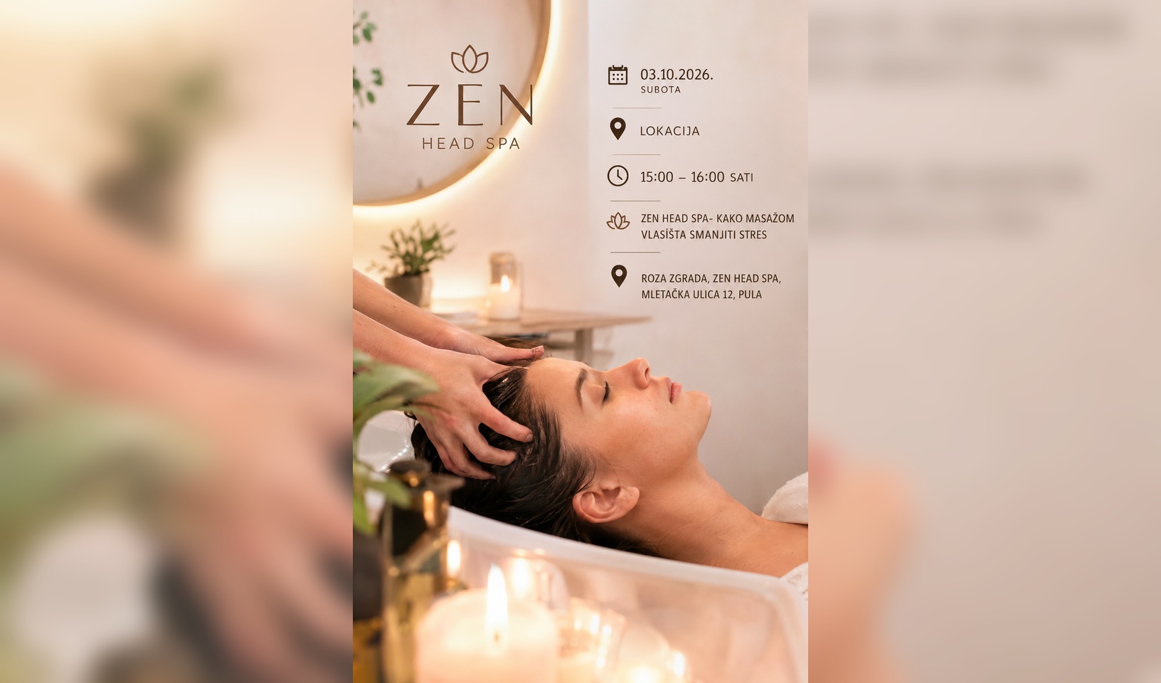 ZEN HEAD SPA- KAKO MASAŽOM VLASIŠTA SMANJITI STRES