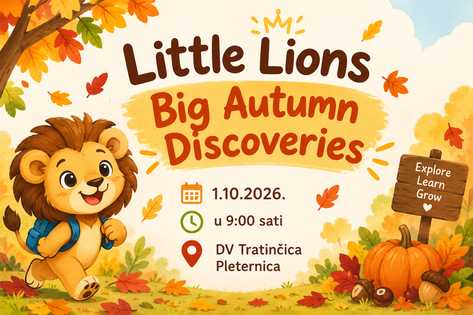 Little Lions - Big Autumn discoveries