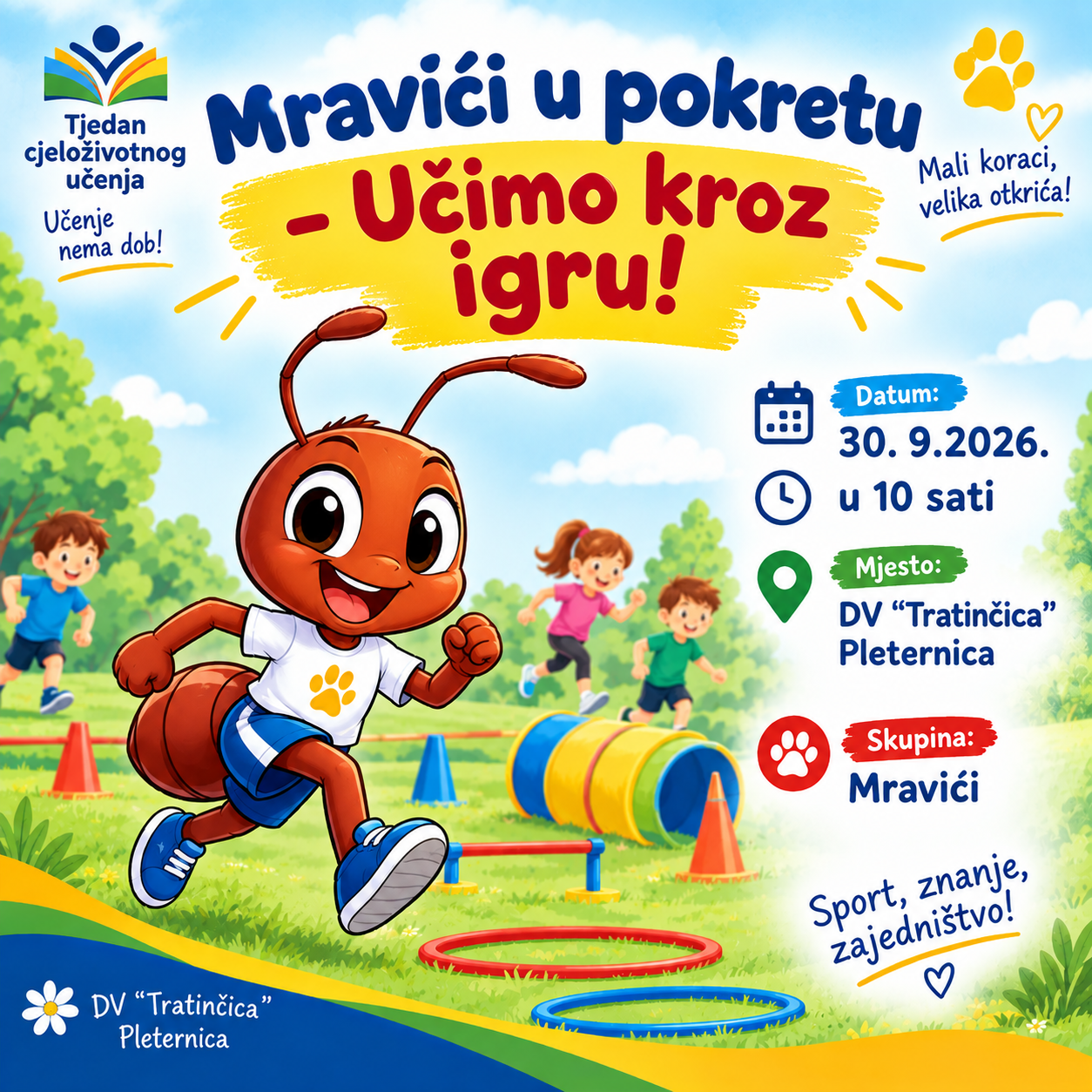 Mravići u pokretu - Učimo kroz igru!