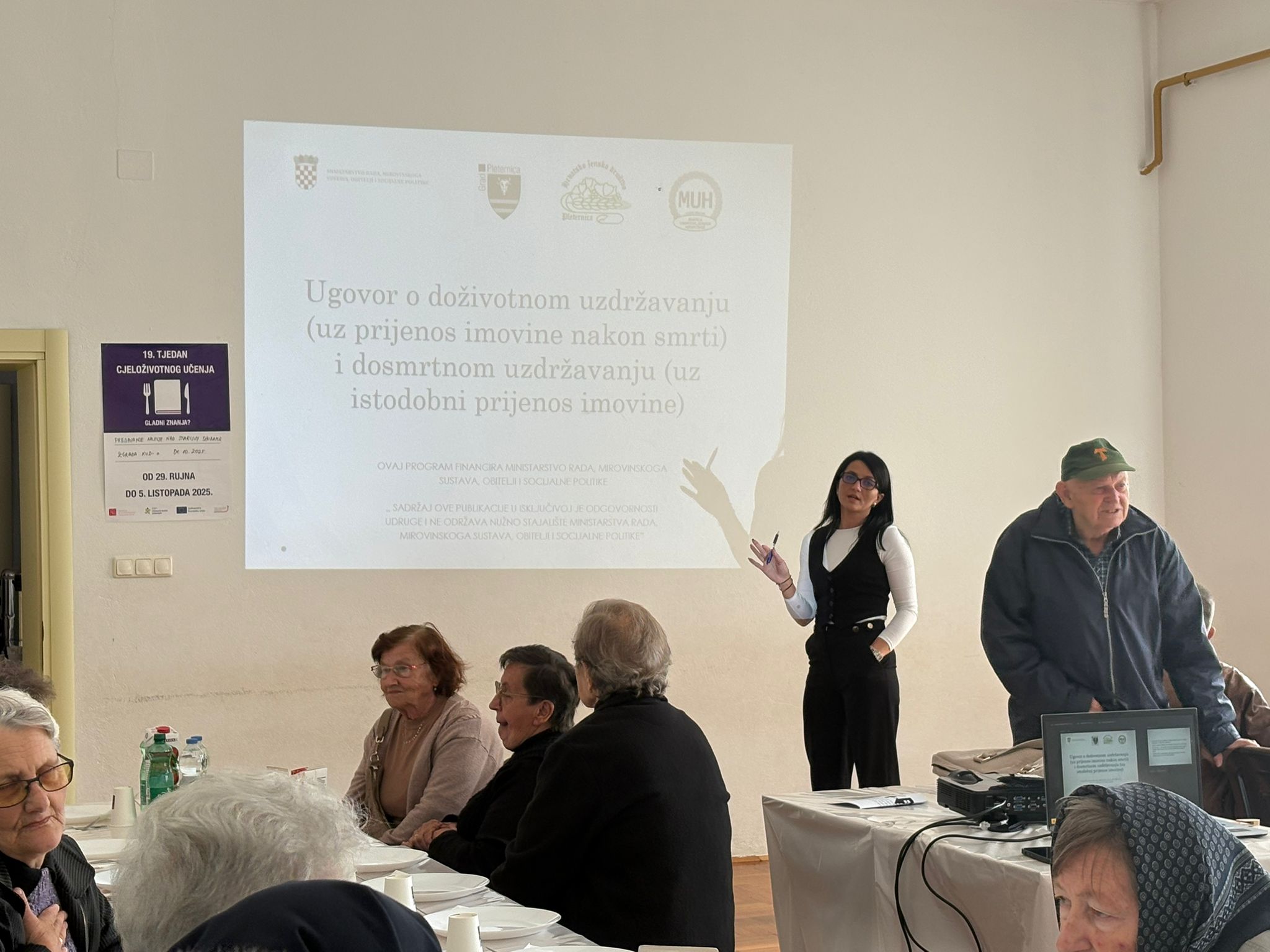 Edukativna aktivnost informiranja starijih osoba o doživotnom i dosmrtnom uzdržavanju 