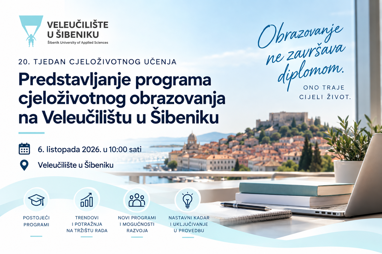 Predstavljanje programa cjeloživotnog obrazovanja na Veleučilištu u Šibeniku