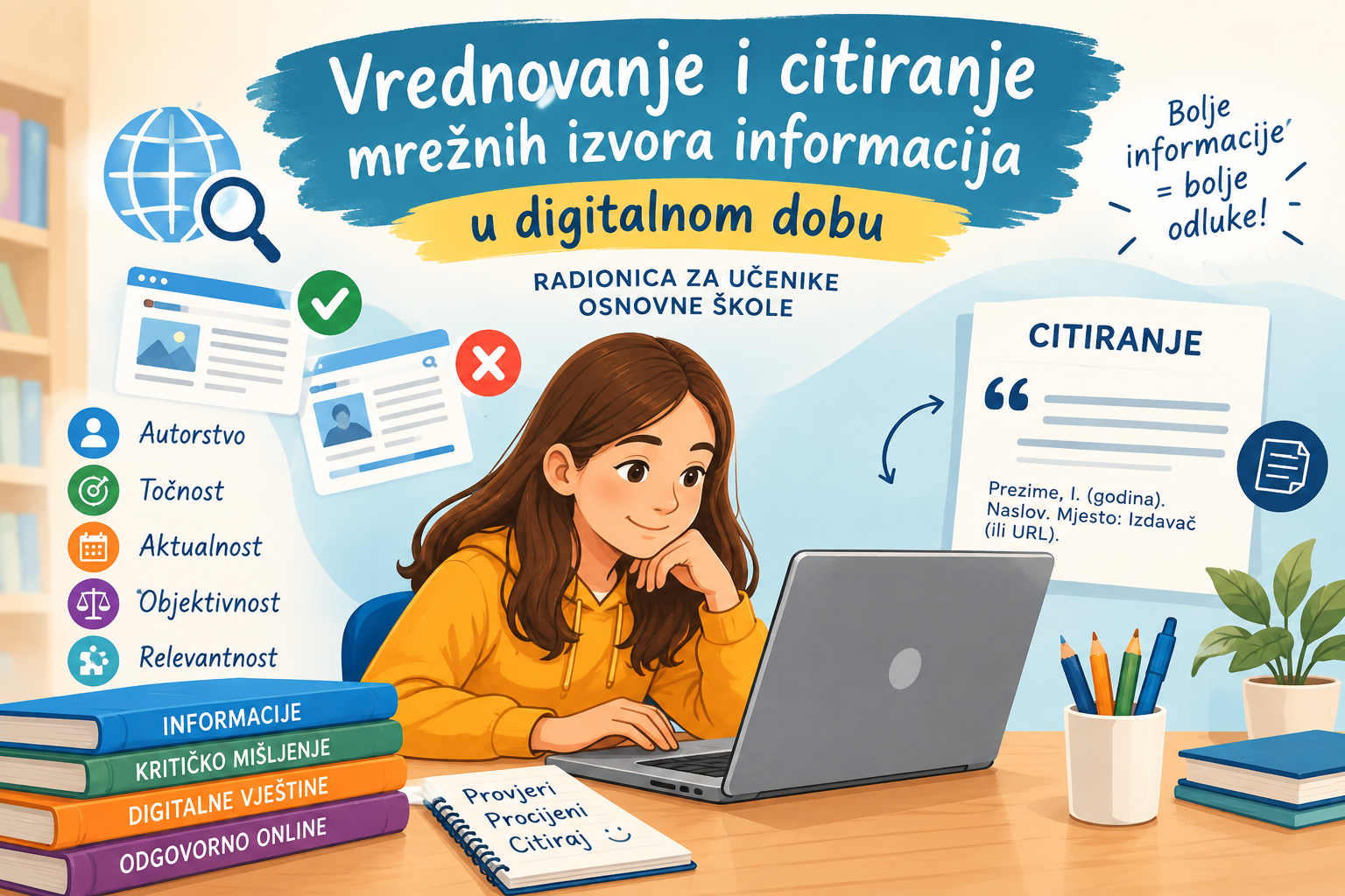 Vrednovanje i citiranje mrežnih izvora informacija