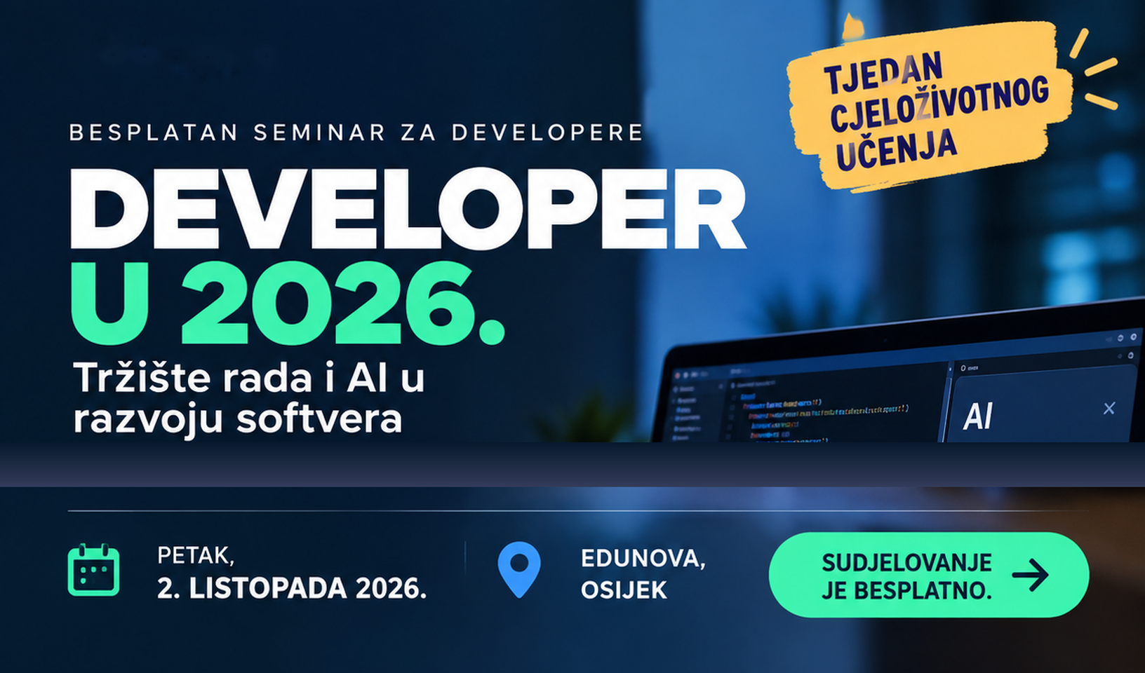 DEVELOPER U 2026. – TRŽIŠTE RADA I AI U RAZVOJU SOFTVERA