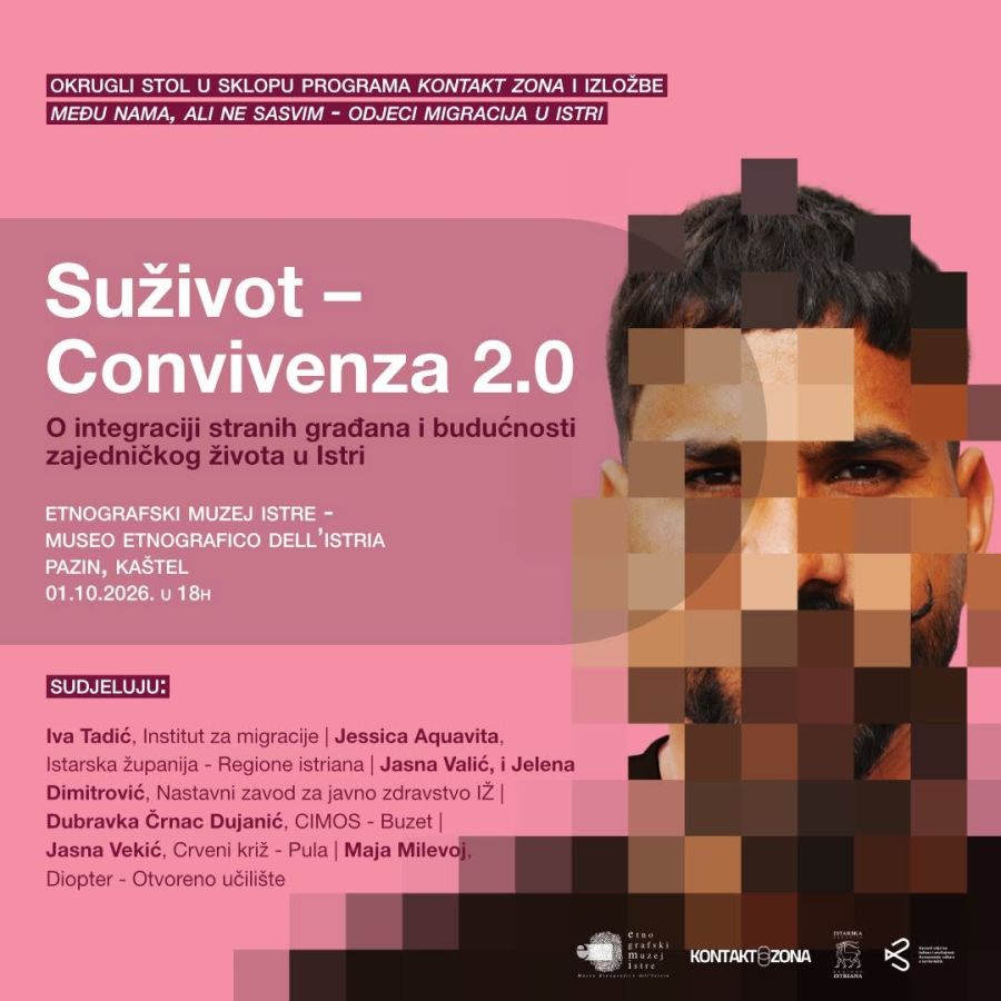 Suživot - Convivenza 2.0- Okrugli stol o integraciji stranih građana i budućnosti zajedničkog života u Istri
