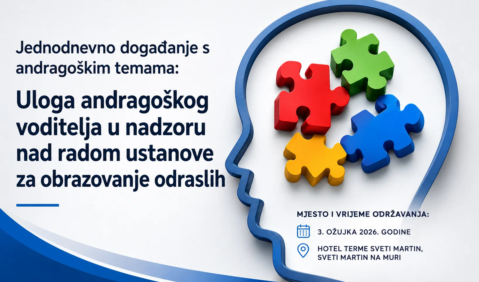 Poziv za prijavu na jednodnevno događanje s andragoškim temama