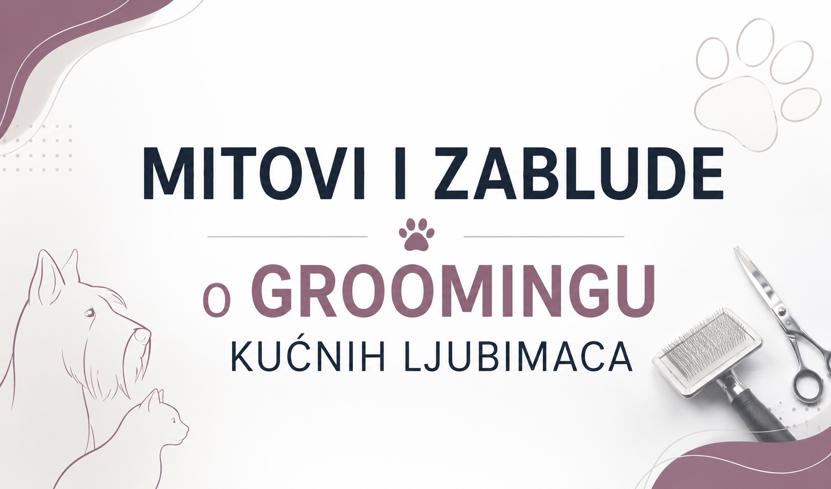 Mitovi i zablude o groomingu kućnih ljubimaca 